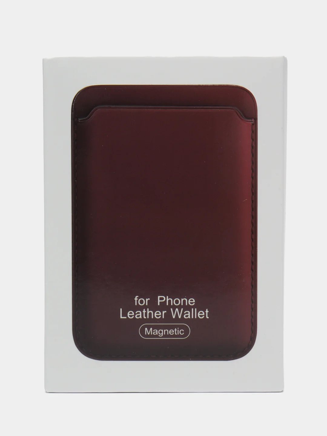 Оливковый картхолдер MagSafe Leather Wallet для iPhone