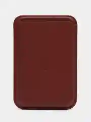 Оливковый картхолдер MagSafe Leather Wallet для iPhone