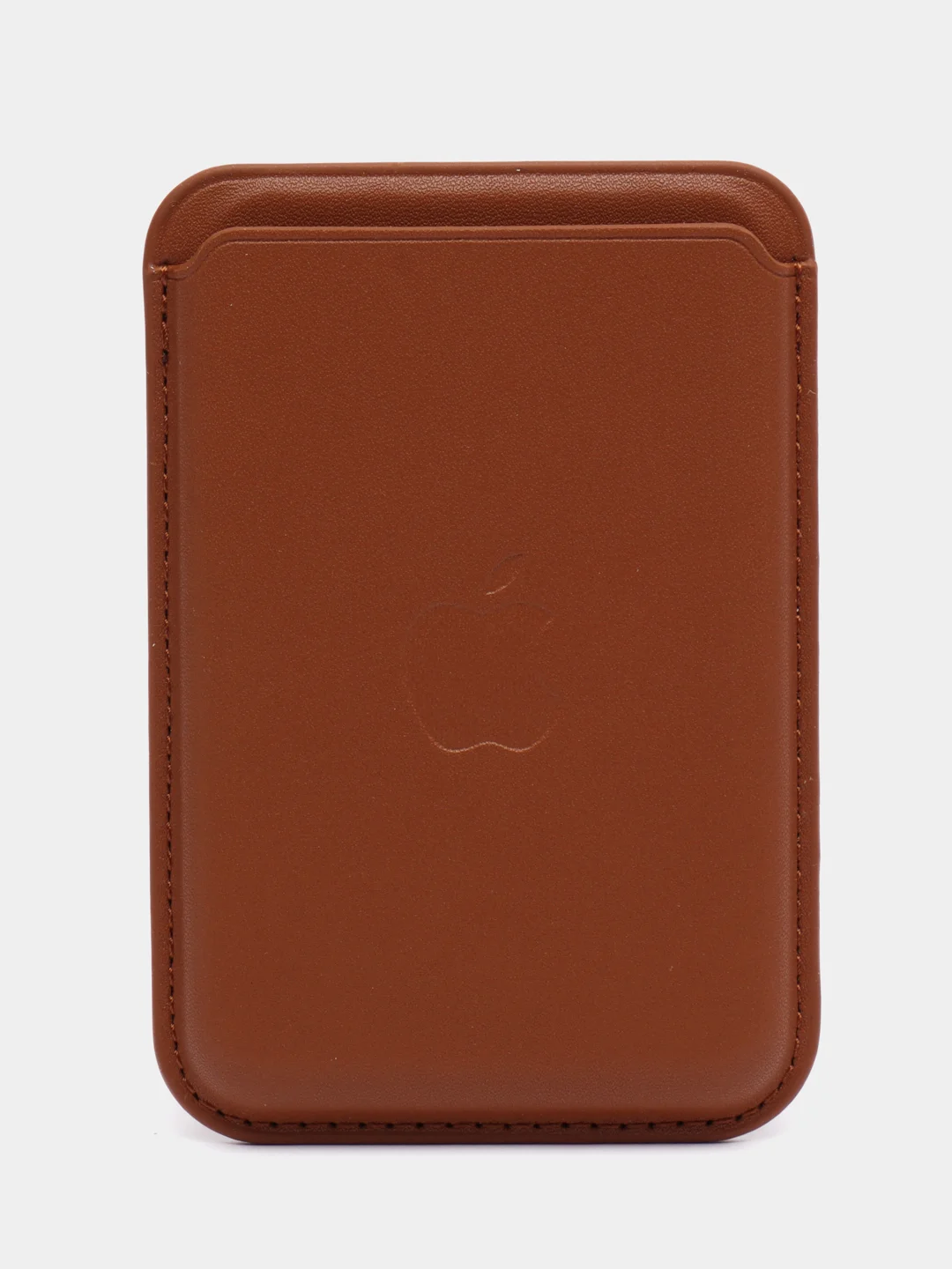 Оранжевый картхолдер MagSafe Leather Wallet для iPhone