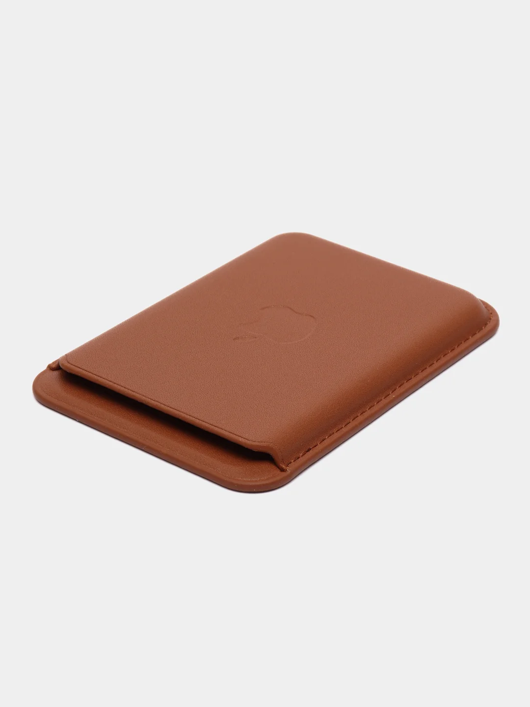 Оранжевый картхолдер MagSafe Leather Wallet для iPhone