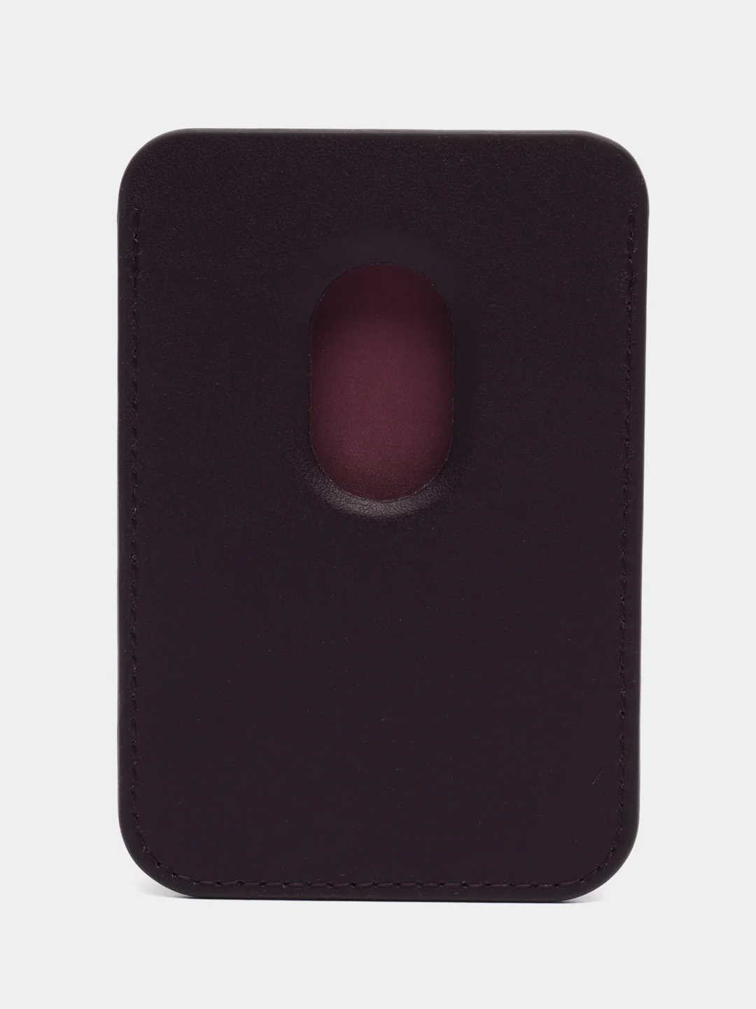 Пурпурный картхолдер MagSafe Leather Wallet для iPhone