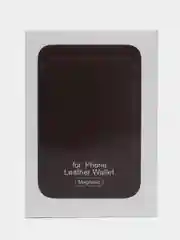 Пурпурный картхолдер MagSafe Leather Wallet для iPhone