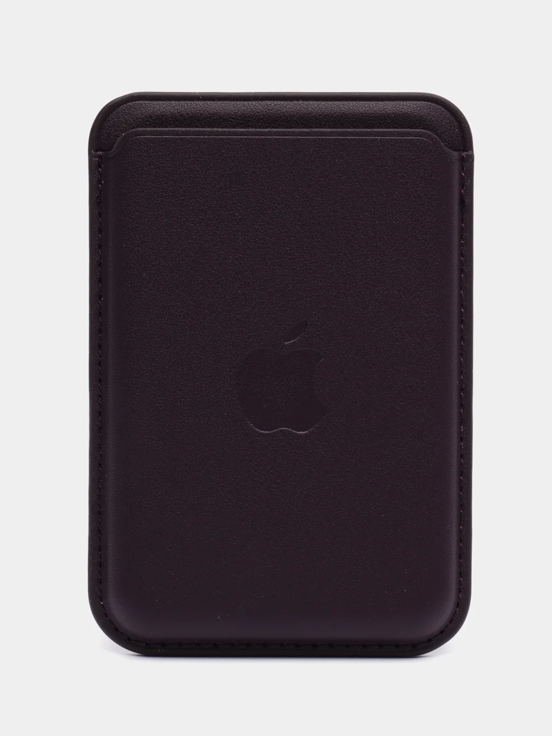 Пурпурный картхолдер MagSafe Leather Wallet для iPhone