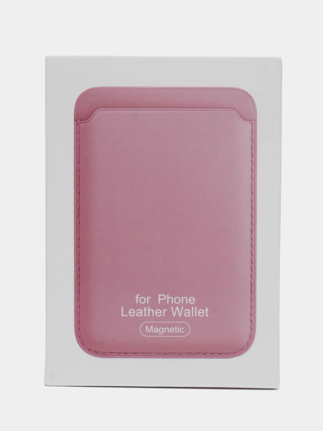 Пурпурный картхолдер MagSafe Leather Wallet для iPhone