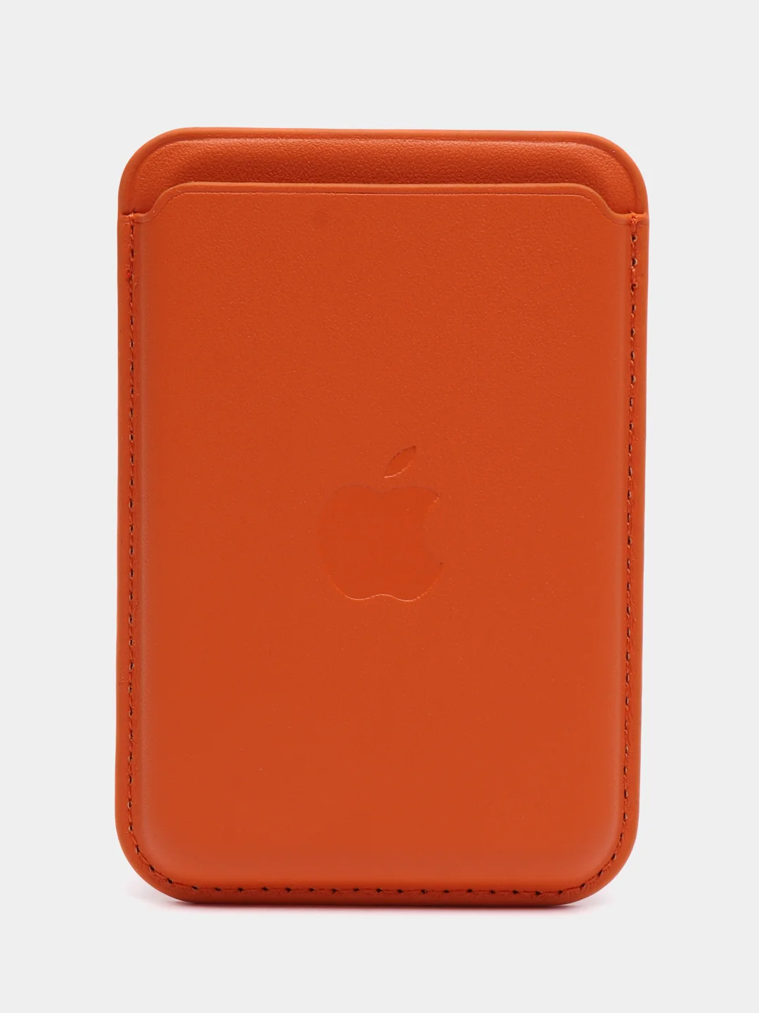Светло-оранжевый картхолдер MagSafe Leather Wallet для iPhone