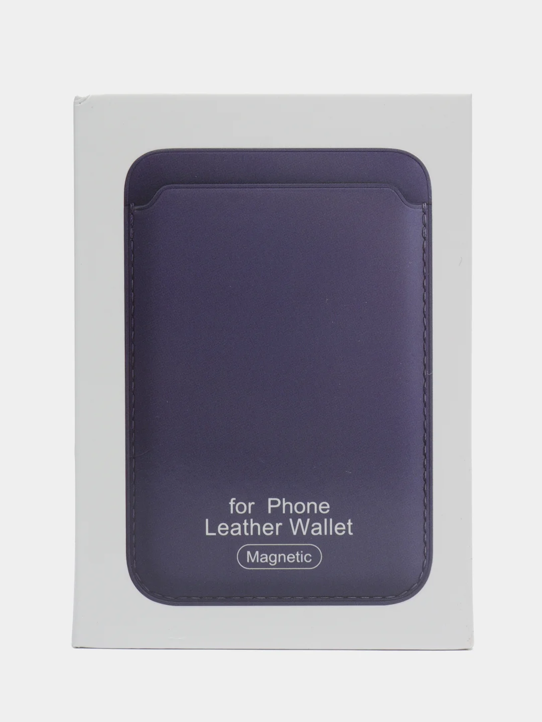 Сиреневый картхолдер MagSafe Leather Wallet для iPhone