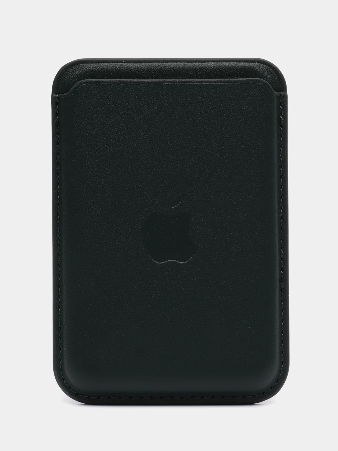 Тёмно-зелёный картхолдер MagSafe Leather Wallet для iPhone