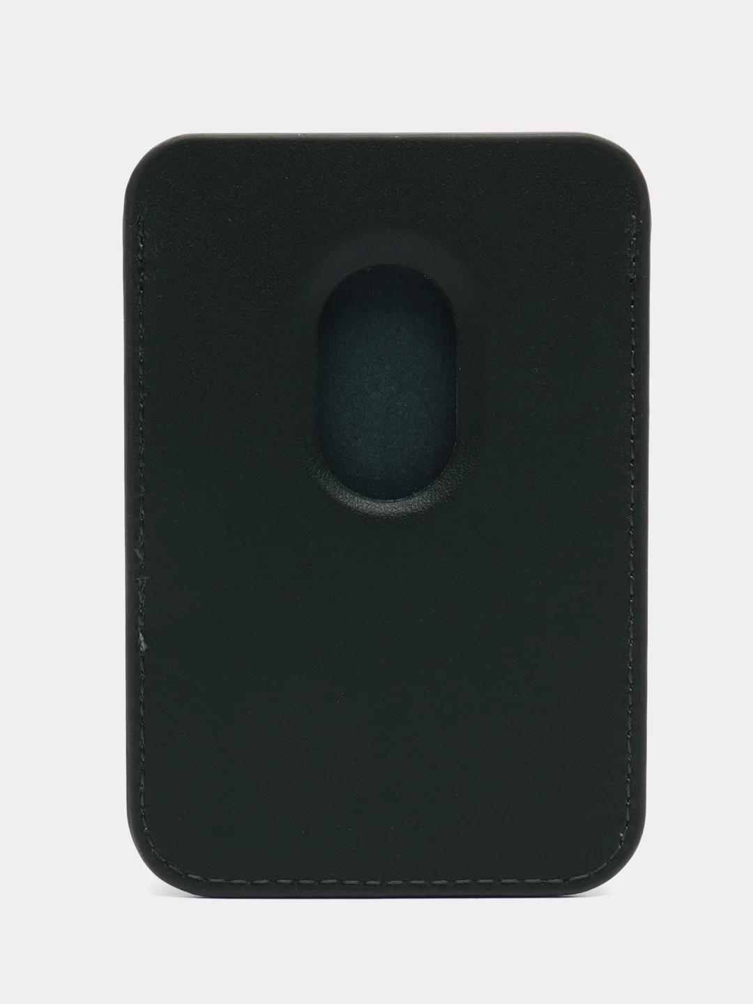Тёмно-зелёный картхолдер MagSafe Leather Wallet для iPhone