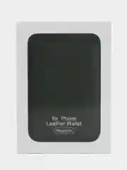 Тёмно-зелёный картхолдер MagSafe Leather Wallet для iPhone