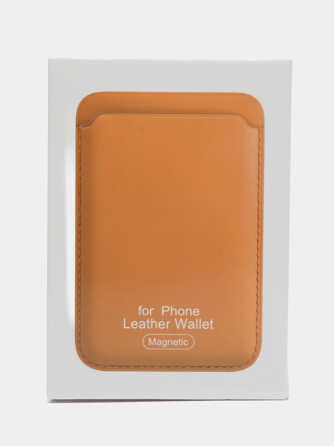 Терракотовый картхолдер MagSafe Leather Wallet для iPhone