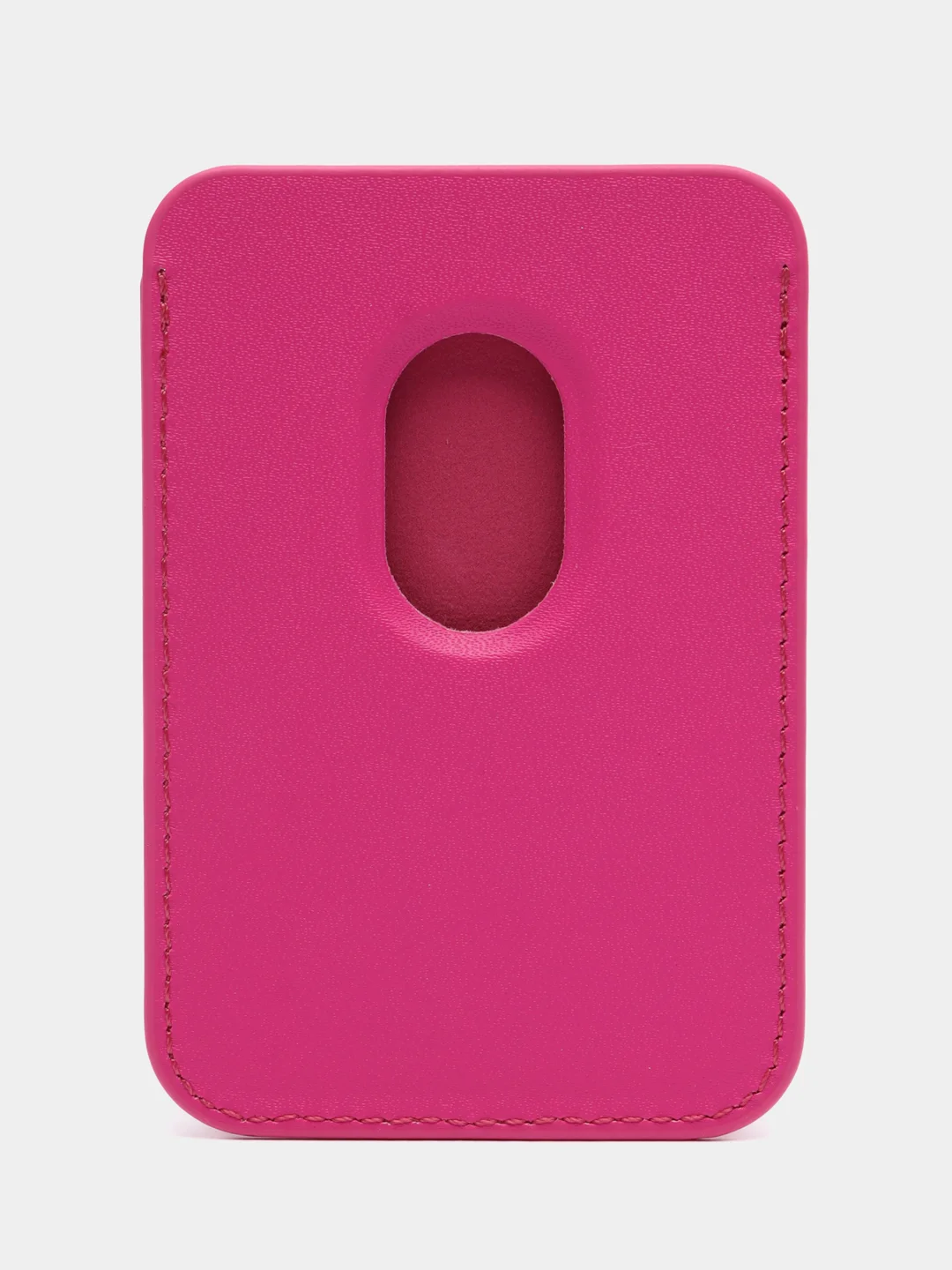 Фуксия картхолдер MagSafe Leather Wallet для iPhone