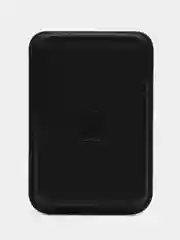 Черный картхолдер MagSafe Leather Wallet для iPhone