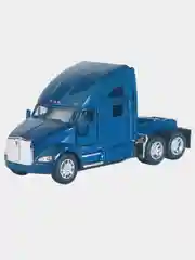 Синий машинка металлическая инерционная Грузовик Kenwort T700 KT5357D 1:64 KINSMART
