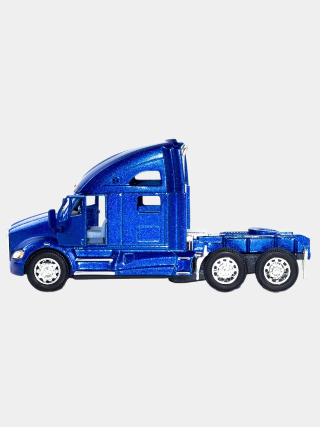 Синий машинка металлическая инерционная Грузовик Kenwort T700 KT5357D 1:64 KINSMART