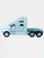 Белый машинка металлическая инерционная Грузовик Kenwort T700 KT5357D 1:64 KINSMART