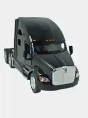 Черный машинка металлическая инерционная Грузовик Kenwort T700 KT5357D 1:64 KINSMART