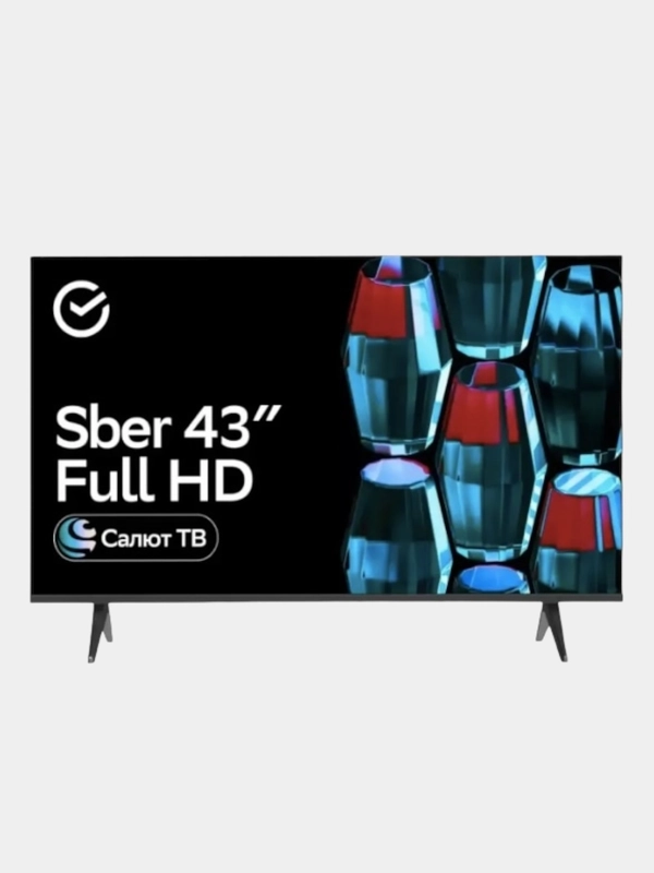 Телевизор Sber SDX-43F2124, 43"(109 см), FHD RAM 1,5GB