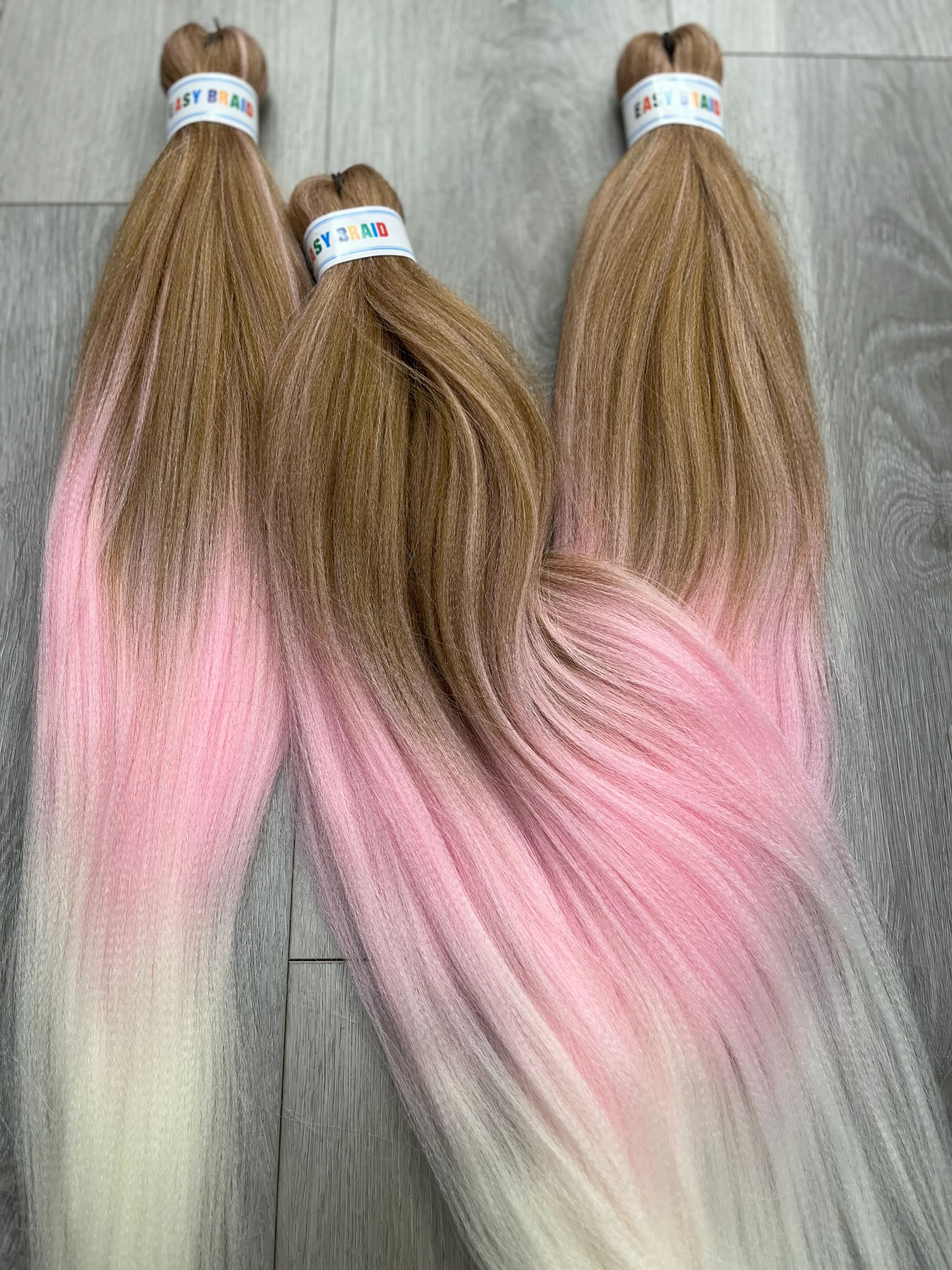 Сиреневый канекалон Easy Braids, для афрокосичек и дредов