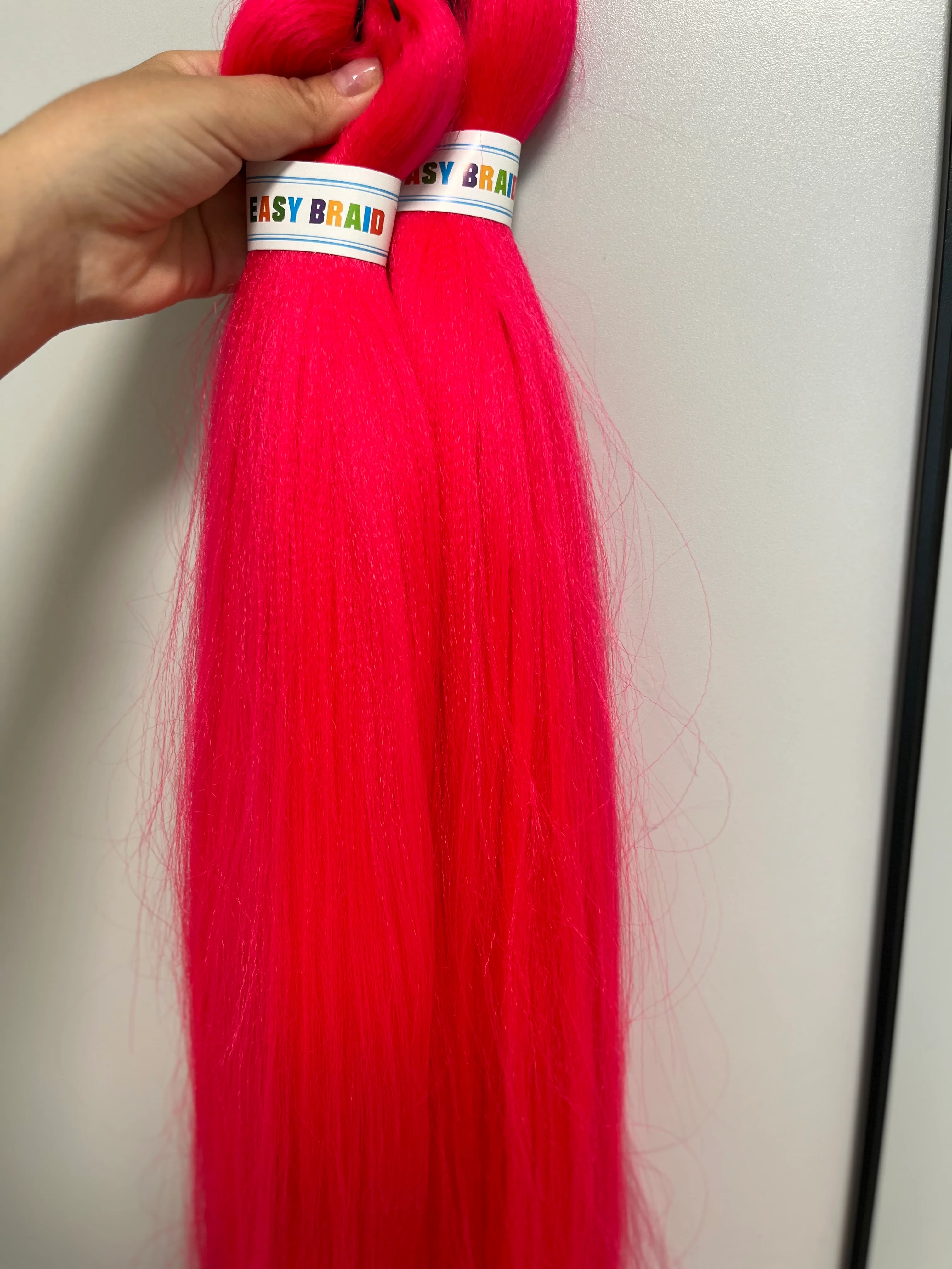 Коралловый канекалон Easy Braids, для афрокосичек и дредов