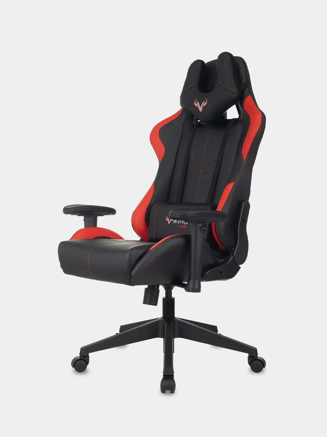 Красный компьютерное игровое геймерское кресло Zombie  VIKING 5 AERO