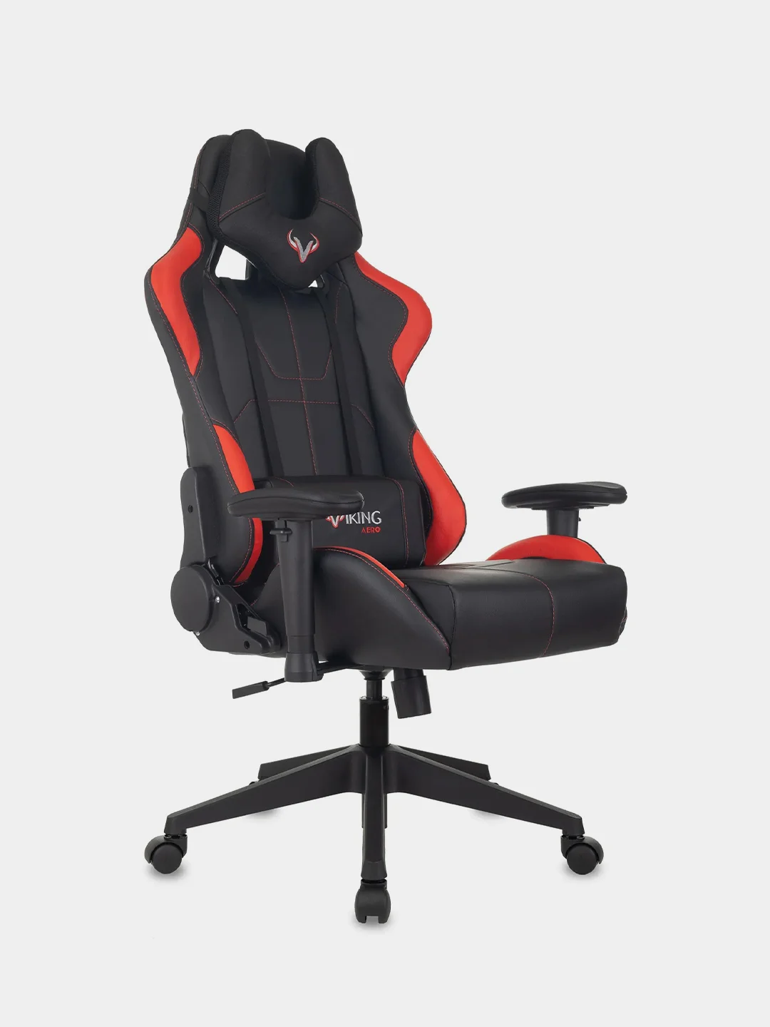 Красный компьютерное игровое геймерское кресло Zombie  VIKING 5 AERO