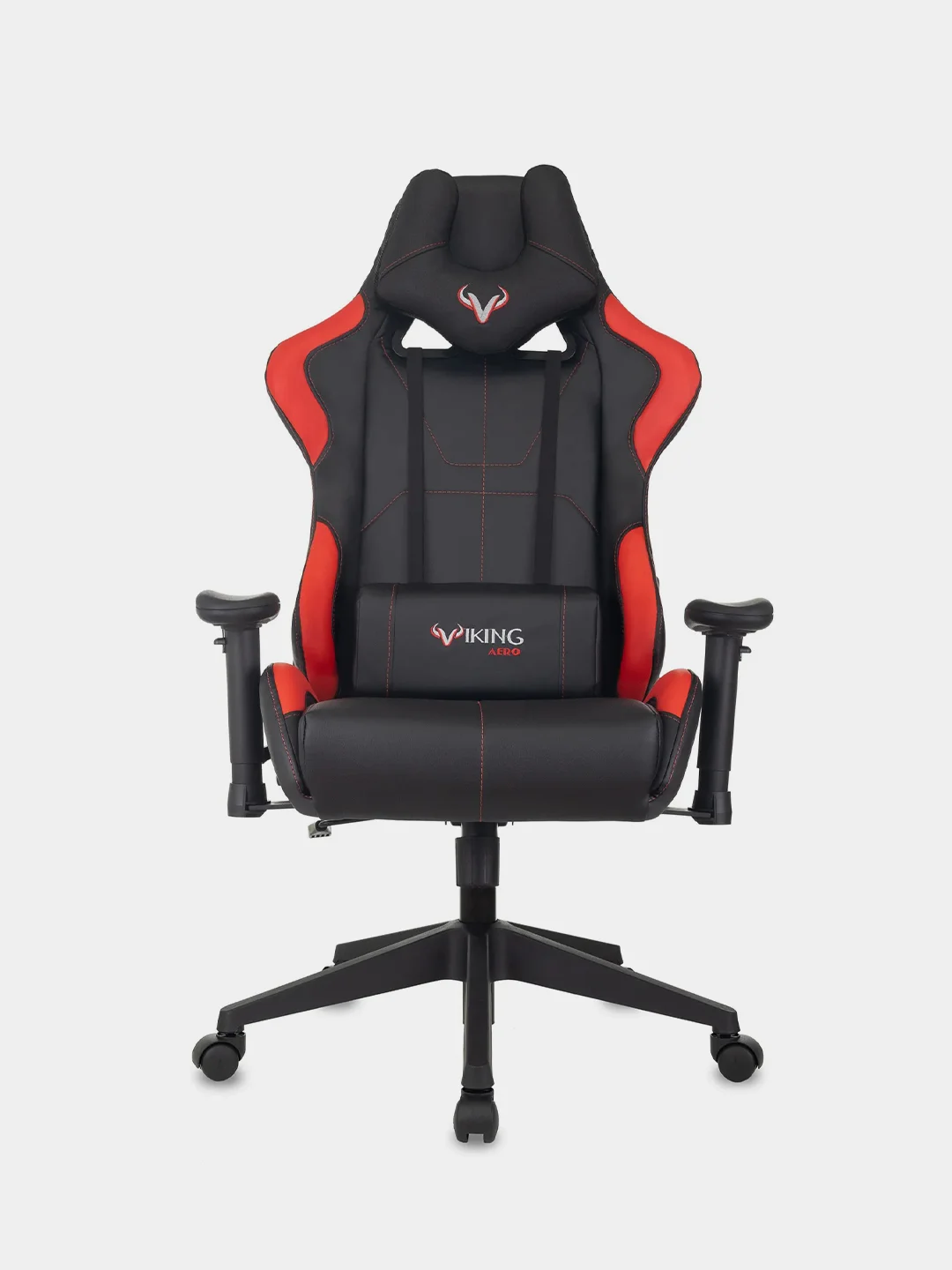 Красный компьютерное игровое геймерское кресло Zombie  VIKING 5 AERO