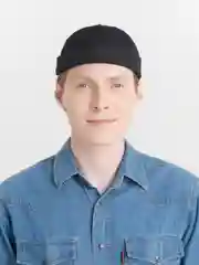 Черный кепка без козырька, докер, бейсболка