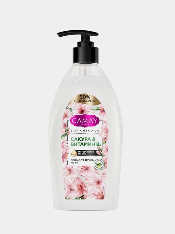 Гель для душа CAMAY Botanicals Японская Сакура, 750 мл