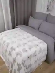 Плед 150x200 см на кровать плюшевый Велсофт