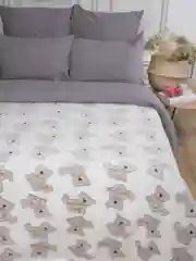 Плед 150x200 см на кровать плюшевый Велсофт