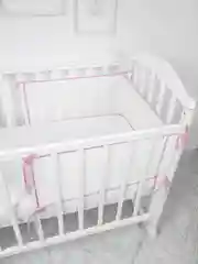 Бортики в кроватку для новорожденных сетка 180х31 см