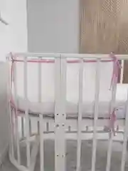 Бортики в кроватку для новорожденных сетка 180х31 см