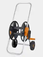 Тележка для шланга GLQ с металлической ручкой, на шланг 1/2" - 45м, 5/8" - 35м, 3/4" - 25м