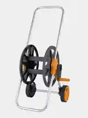 Тележка для шланга GLQ с металлической ручкой, на шланг 1/2" - 60м, 5/8" - 50м, 3/4" - 45