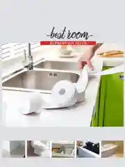 Коричневый лента бордюрная для ванны 35 мм х 3,2м Best Room