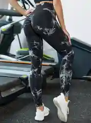 Лосины спортивные, леггинсы для йоги и фитнеса, утягивающие тайтсы