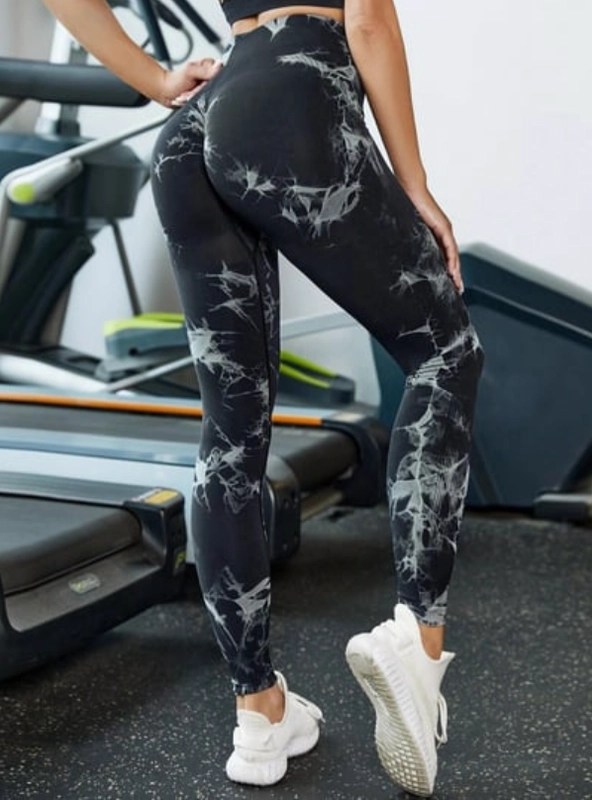 Лосины спортивные, леггинсы для йоги и фитнеса, утягивающие тайтсы