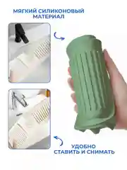 Белый силиконовый коврик для раковины, под смеситель
