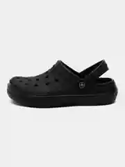 Черный сабо унисекс Leo Crocodile