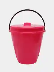 Фуксия ведро пластиковое с крышкой  5, 10 л