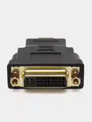 Черный переходник адаптер dvi 24+5 мама на hdmi папа