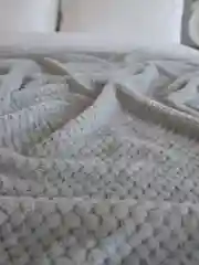 Плед 150x200 см на кровать плюшевый Велсофт