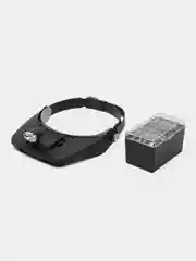 Лупа налобная 1.2/1.8/2.5/3.5x с подсветкой (2 LED)