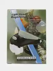 Лупа налобная 1.2/1.8/2.5/3.5x с подсветкой (3 LED)