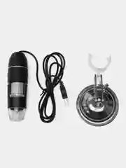 Микроскоп 50-500х (USB) цифровой карманный с подсветкой (8 LED)