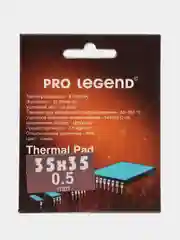 Термопрокладка ProLegend 35x35x0,5мм 6wmk 25 shore OO