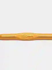 Крючок для вязания металлический золотистый 10,0 mm