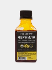 Чернила Pro Legend (100ml. Yellow), желтые для струйных принтеров Brother, Canon, HP