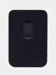 Голубой картхолдер на iPhone, с поддержкой MagSafe Leather Wallet с подставкой