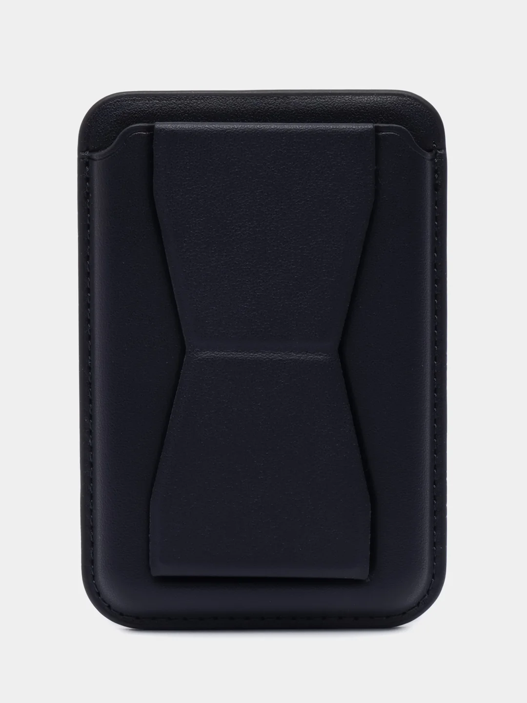 Голубой картхолдер на iPhone, с поддержкой MagSafe Leather Wallet с подставкой